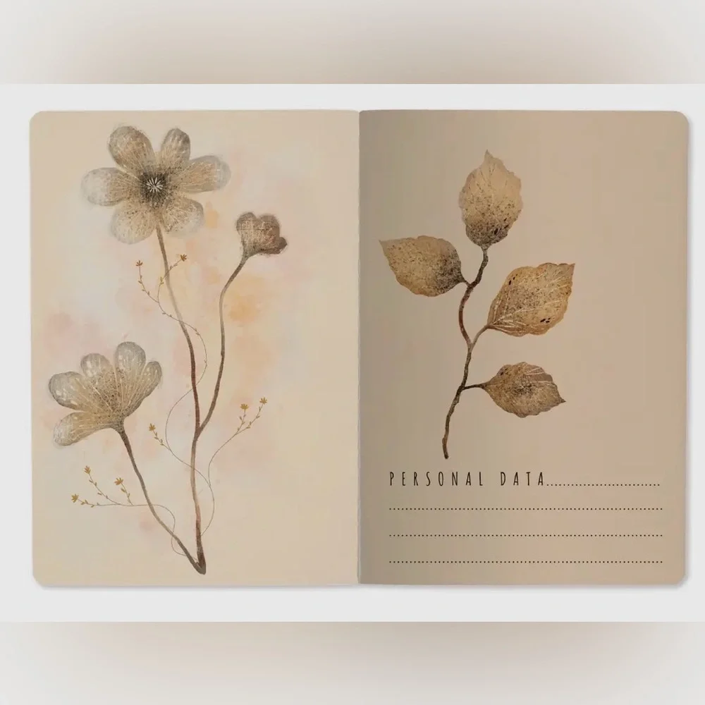 3 for $15 Bruno Visconti Soft Touch Blush and Golden Flowers Journal A5 NEW